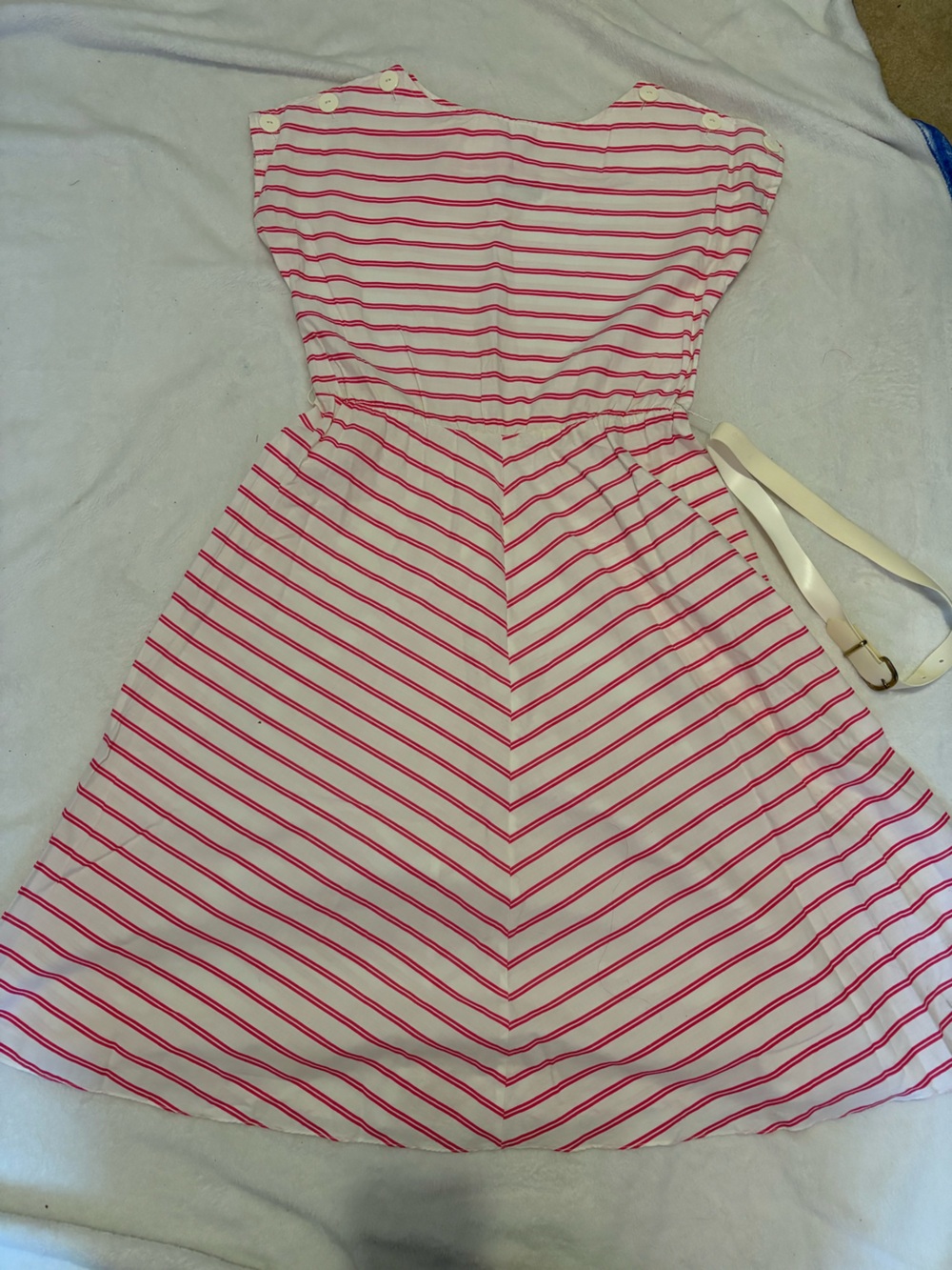 Vintage striped summer dress